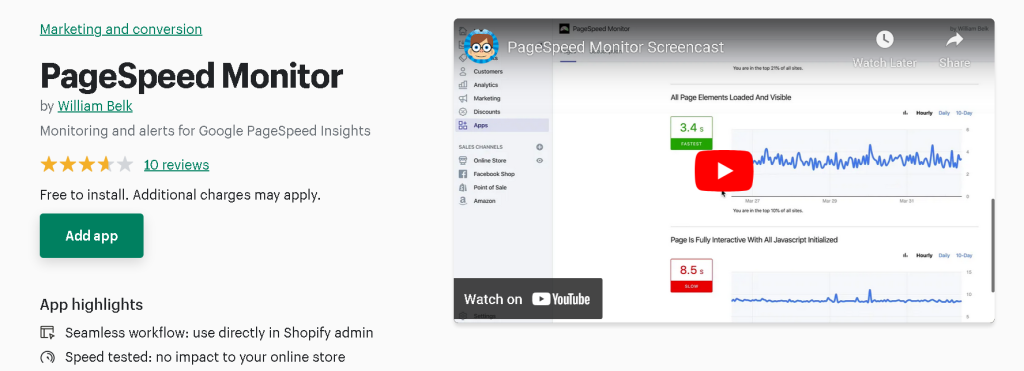 PageSpeed Monitor