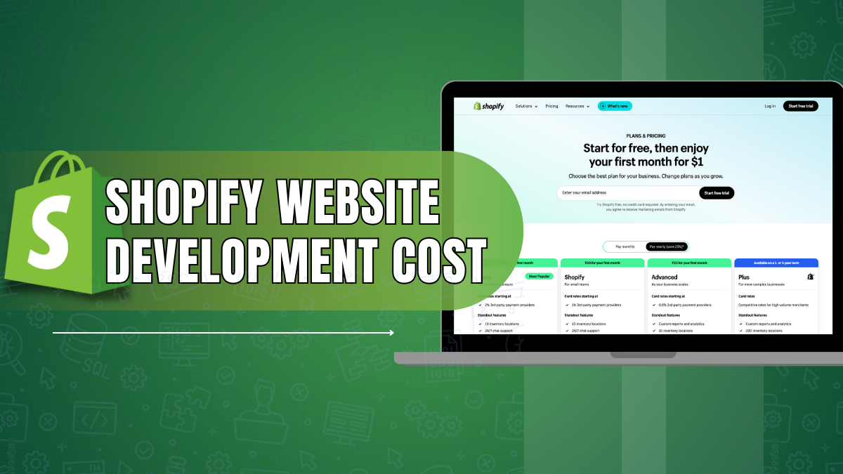 Shopify Website Design Pricing